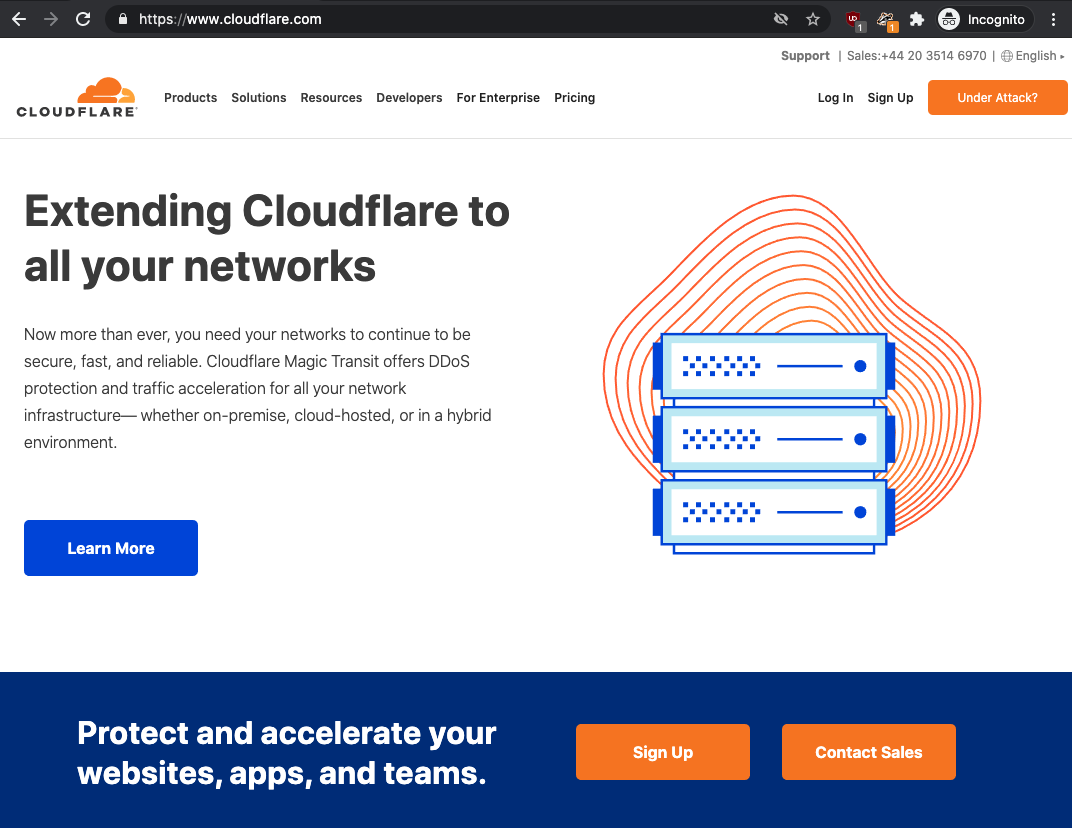 اتصال دامین به کلودفلر